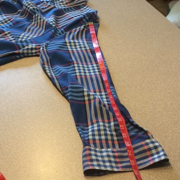 Penguin by Munsingwear Blue Button Down Plaid -L - Picture 13 of 16
